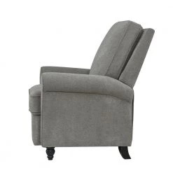 Warm Gray Chenille Fabric Push Back Recliner Chair by ProLounger -DealsProLounger Store warm gray chenille prolounger recliners a187107 40 1000