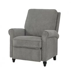 Warm Gray Chenille Fabric Push Back Recliner Chair by ProLounger -DealsProLounger Store warm gray chenille prolounger recliners a187107 4f 1000
