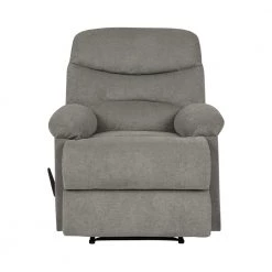 35 in. W Warm Gray Polyester Wall Hugger Recliner by ProLounger -DealsProLounger Store warm gray prolounger recliners rcl5 brm16 wh 4f 1000