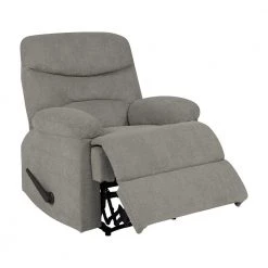 35 in. W Warm Gray Polyester Wall Hugger Recliner by ProLounger