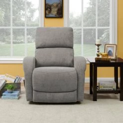 Rocker Recliner in Warm Gray Chenille by ProLounger -DealsProLounger Store warm gray prolounger recliners rcl53 brm16 rk c3 1000
