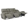 Warm Gray Chenille Recliner Sofa with Storage Console and USB Ports (3-Seat) by ProLounger 2 Warm Gray Chenille Recliner Sofa with Storage Console and USB Ports (3-Seat) by ProLounger -DealsProLounger Store warm gray prolounger sofas couches rcl53 brm16 3sc 64 1000