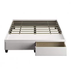 Beverly White with Storage Drawers Upholstered Full Platform Bed Frame by Boyd Sleep -DealsProLounger Store white boyd sleep panel beds parwt978db c3 1000