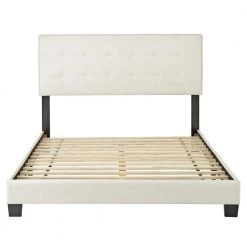 Channing White Full Tufted Upholstered Platform Bed by Boyd Sleep -DealsProLounger Store white boyd sleep platform beds hdchanwdb 1f 1000