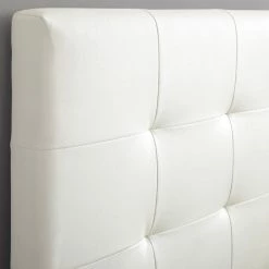 Channing White Full Tufted Upholstered Platform Bed by Boyd Sleep -DealsProLounger Store white boyd sleep platform beds hdchanwdb 76 1000