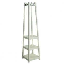 White 3-Tier Tower Shoe/Coat Rack by ORE International