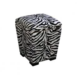 19.5 in. Zebra Storage Ottoman by ORE International